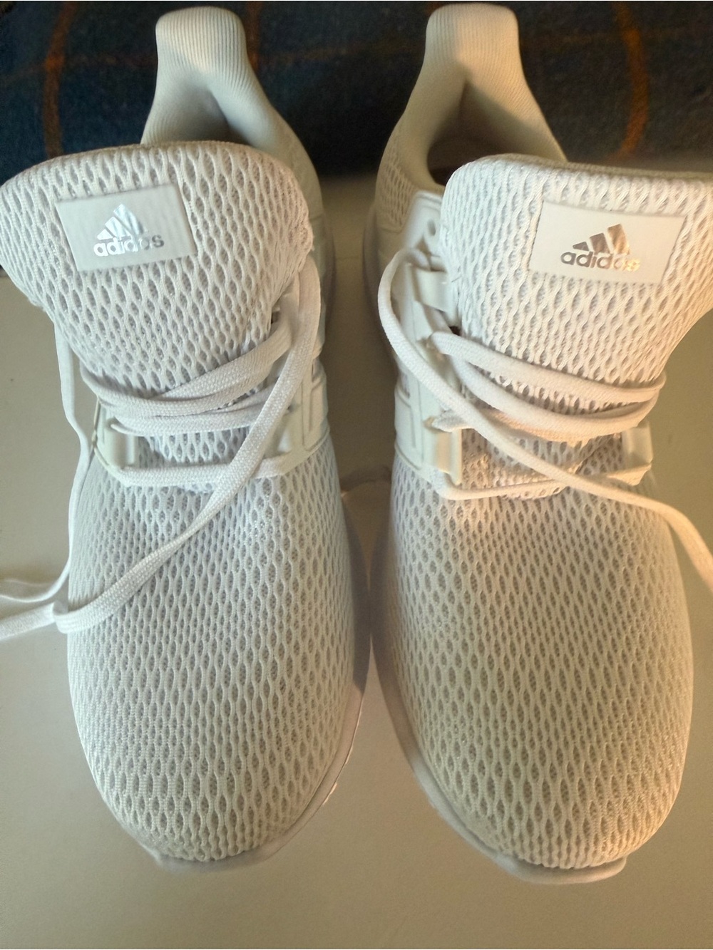 adidas White Mesh Women's Sneakers